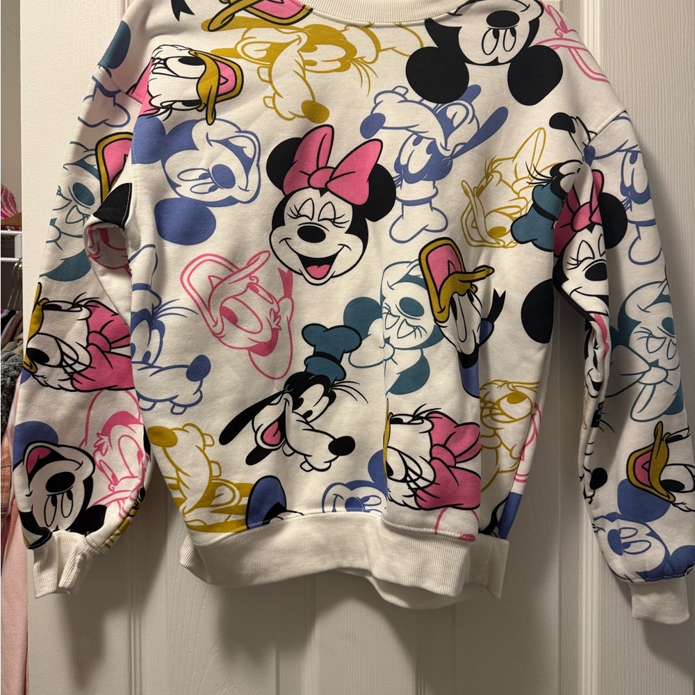 Disney Mickey and Friends White Sweatshirt